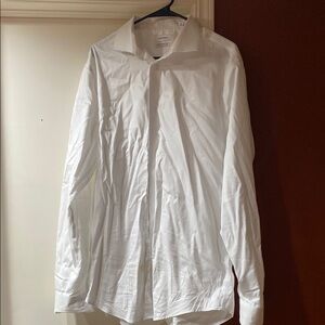 Calvin Klein Men's White Dress Shirt
